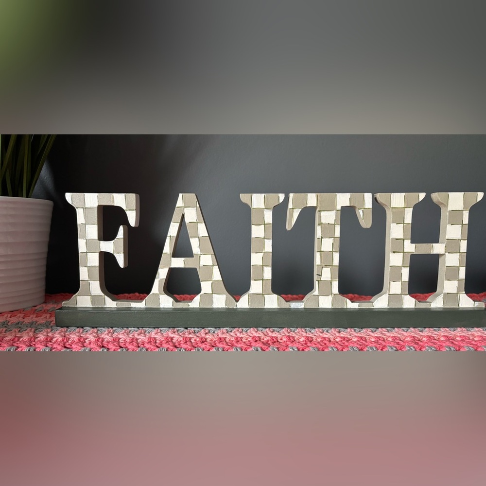 Hand painted FAITH Sign